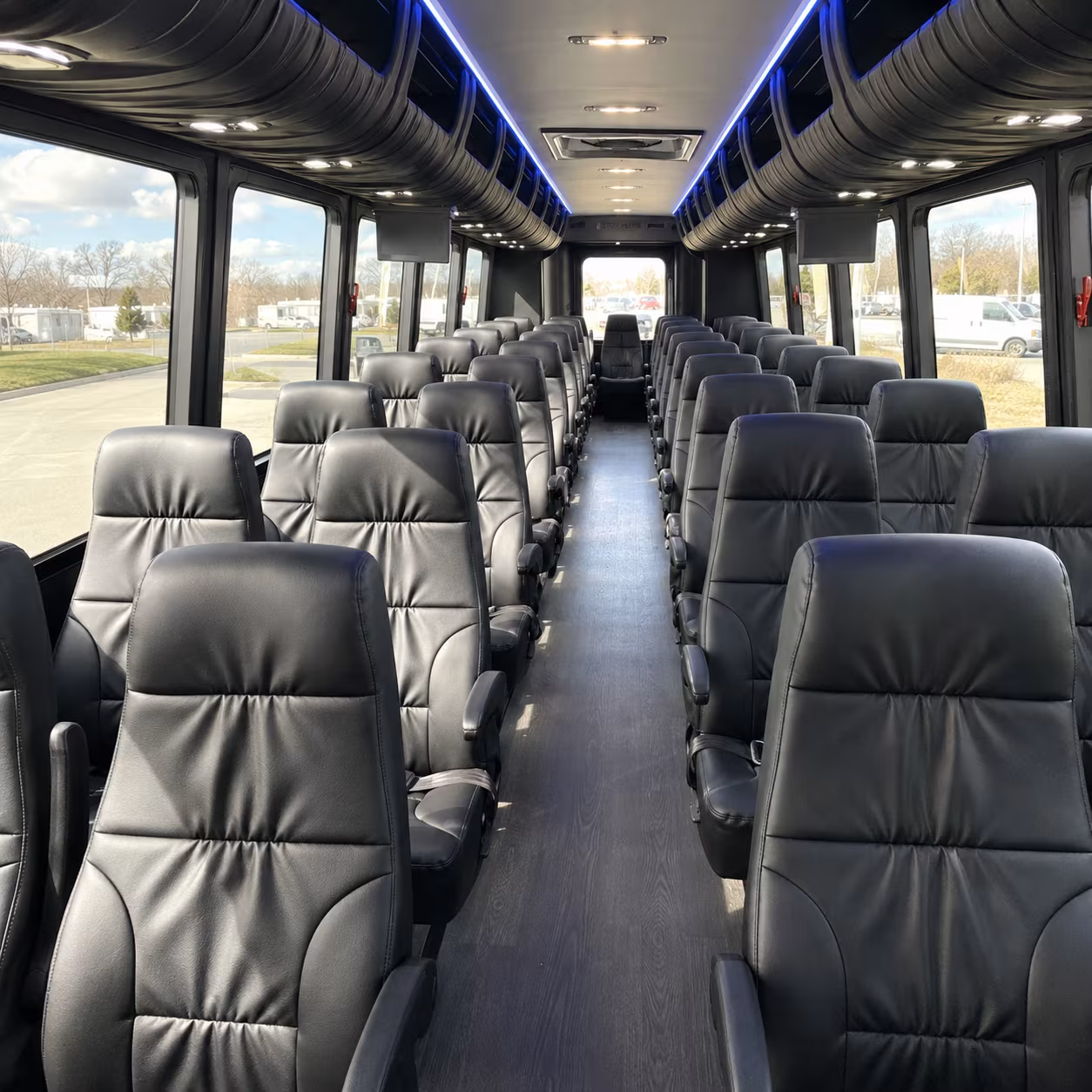 sprinter vans and minibuses for waco wedding party transportation