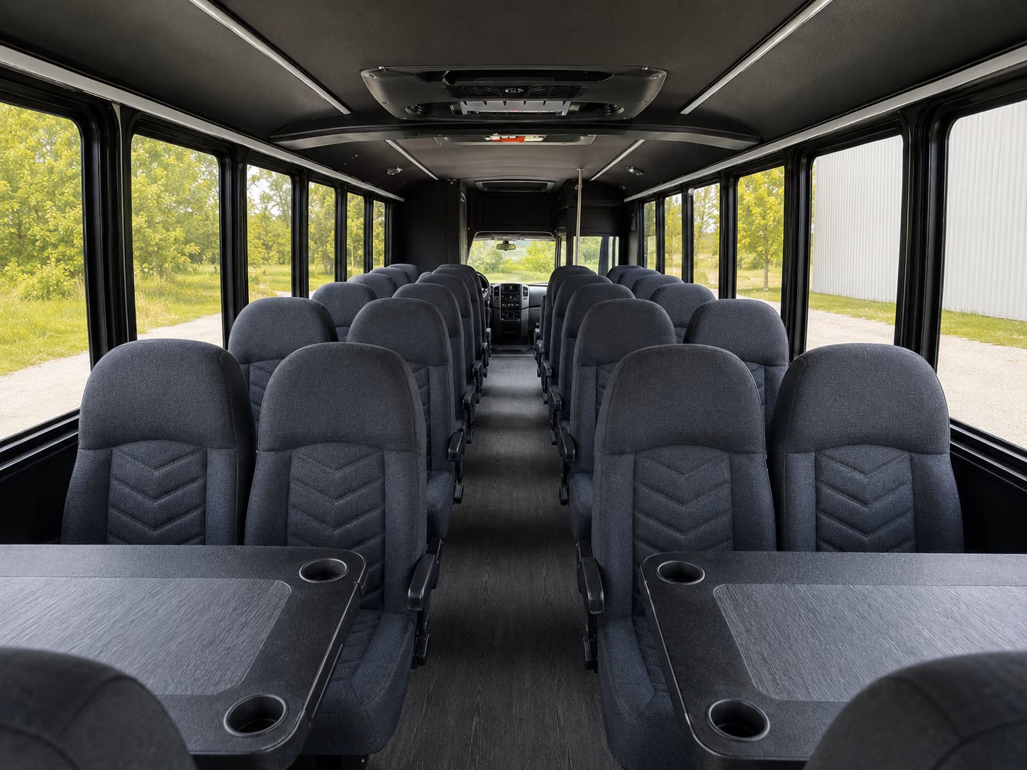 waco 20 passenger minibus interior