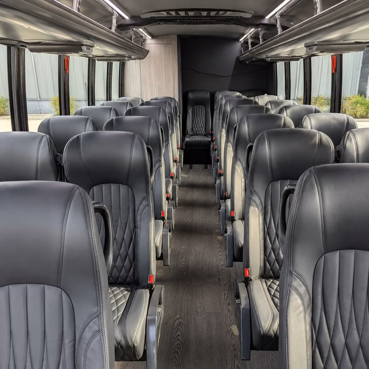 waco 25 passenger minibus inside