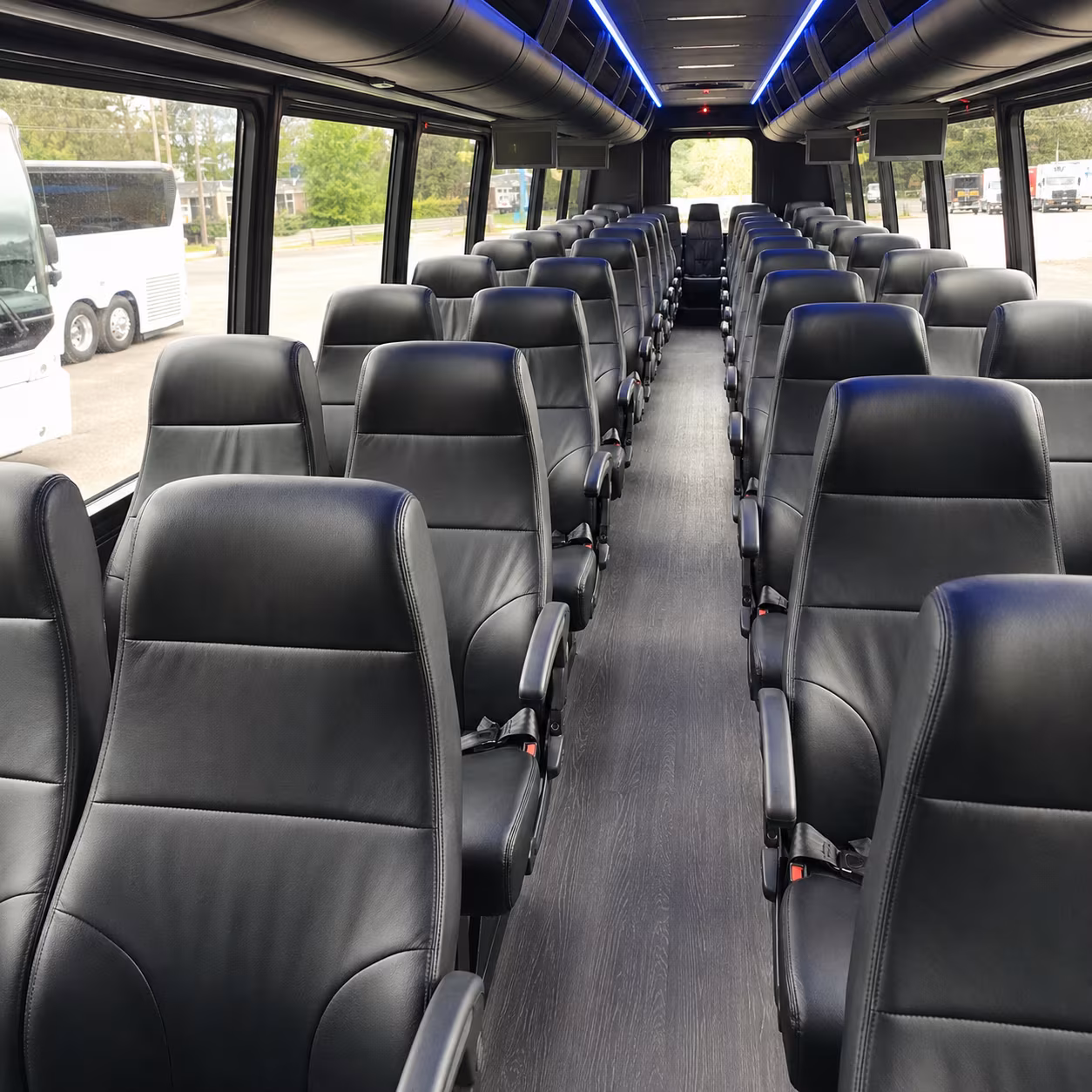 waco 25 passenger minibus interior