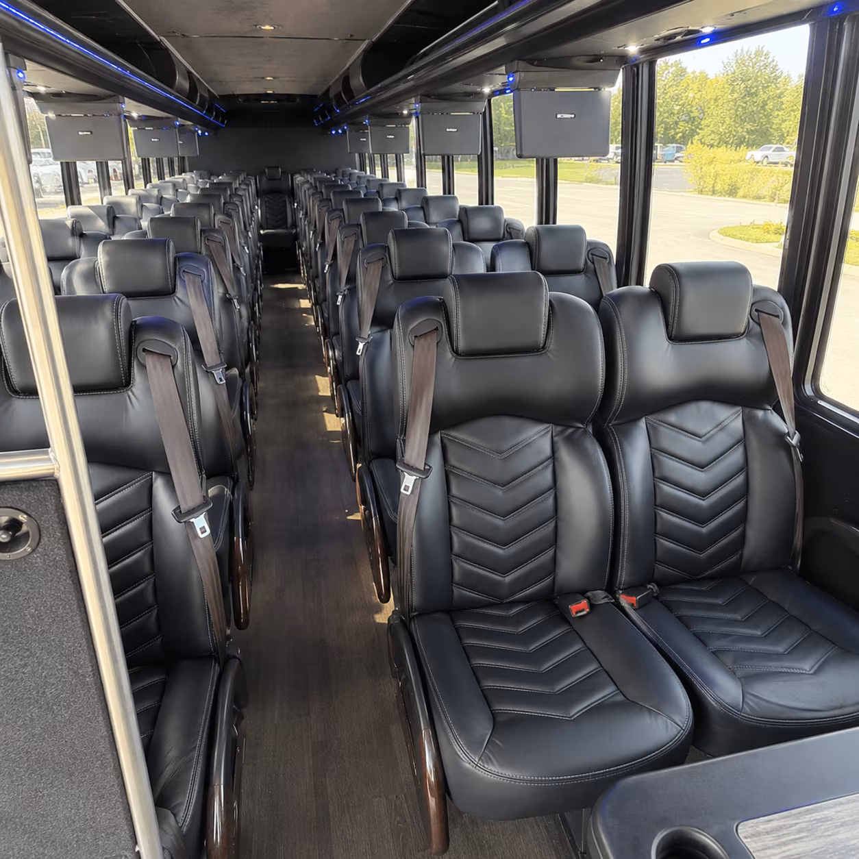 waco 28 passenger minibus interior