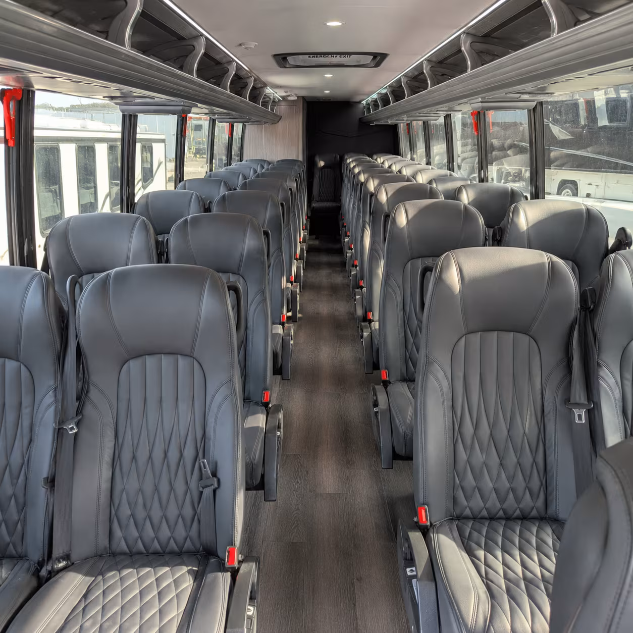 waco 30 passenger minibus inside