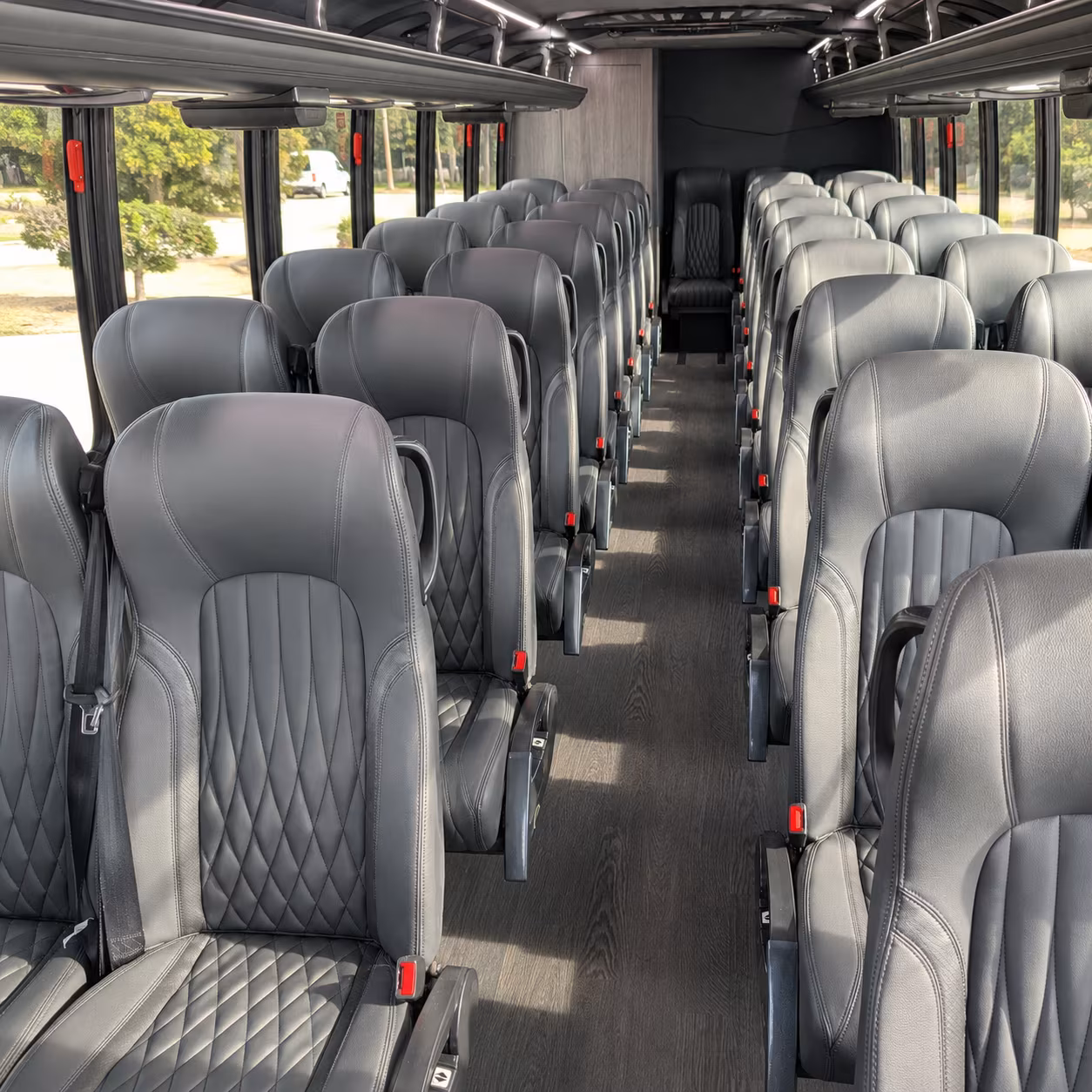 waco 30 passenger minibus interior