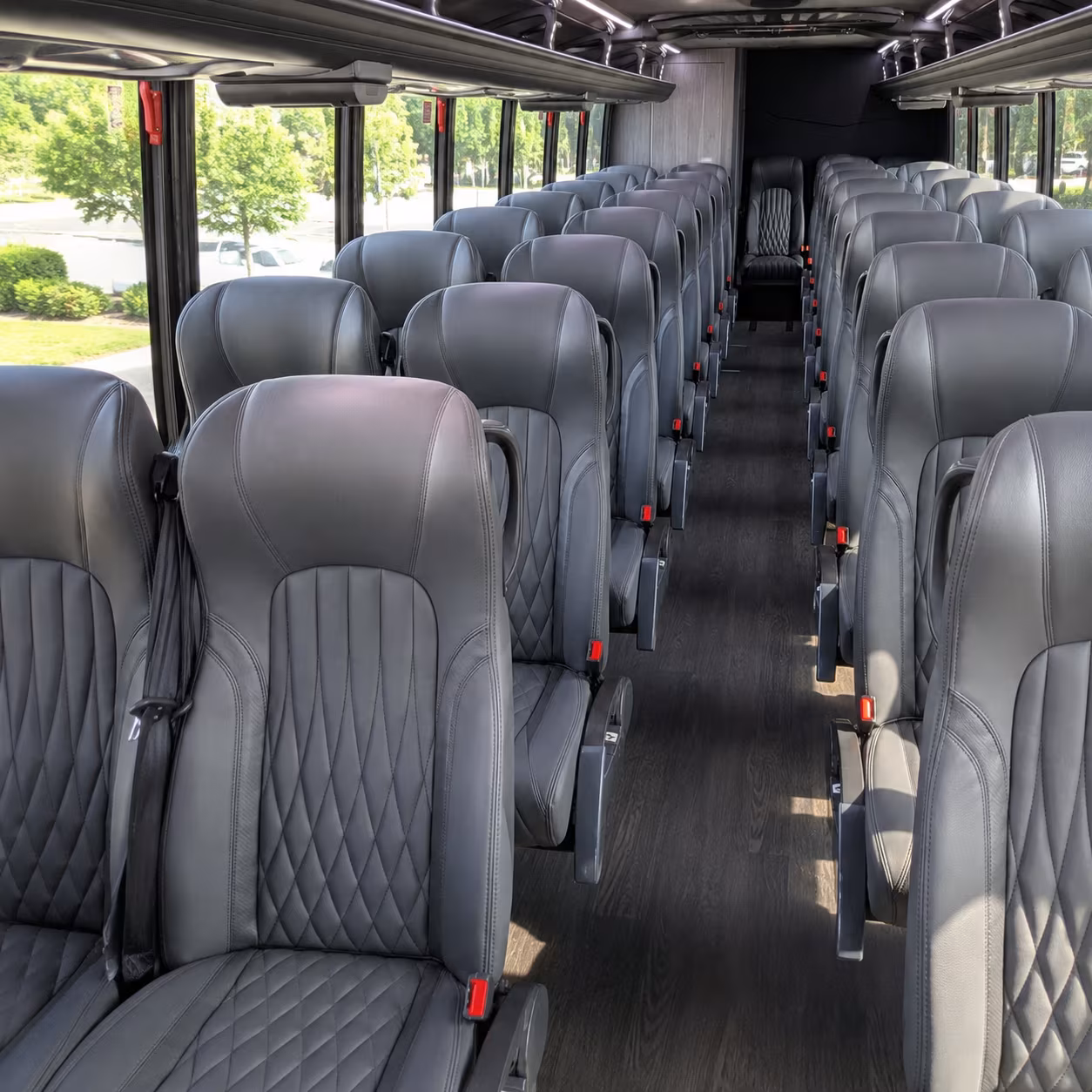waco 35 passenger minibus inside
