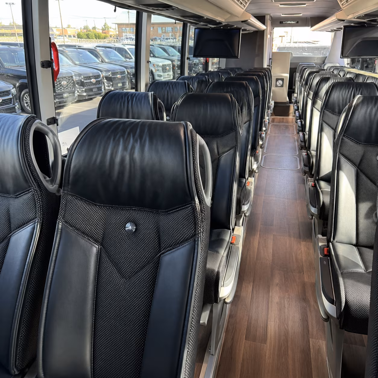 waco 56 passenger charter bus interior