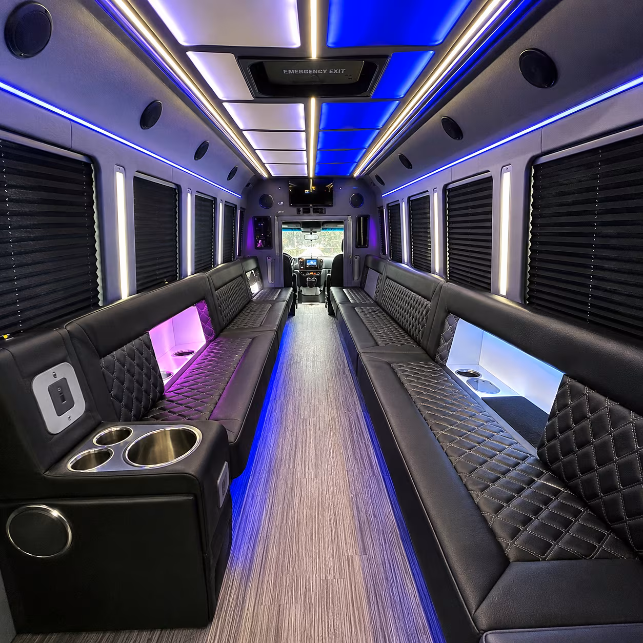 waco party bus interior