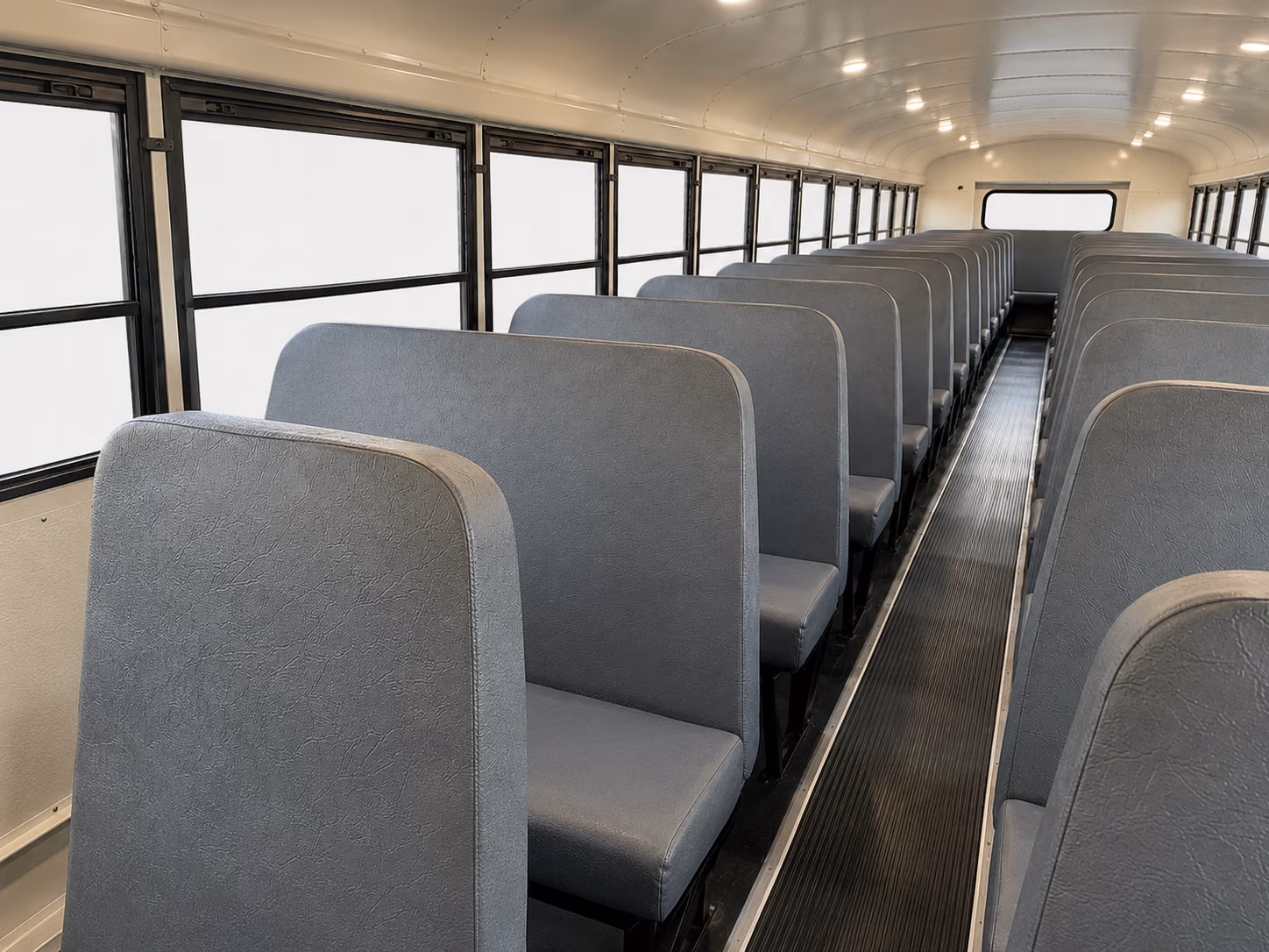 waco school bus inside