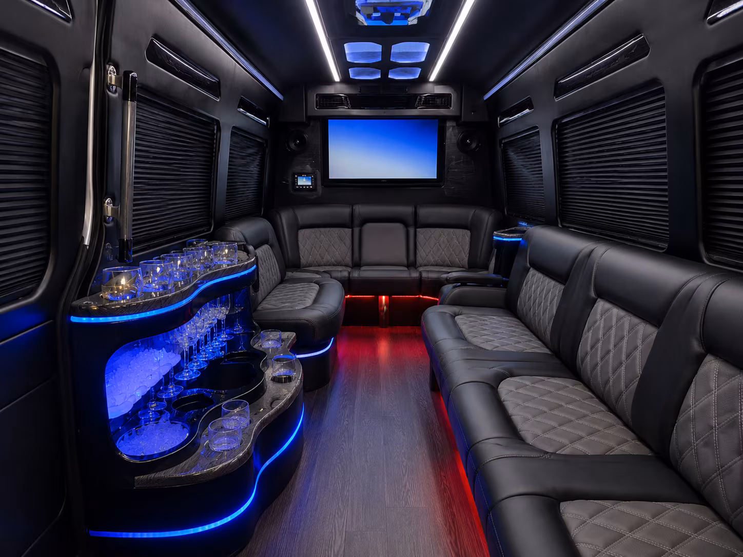waco sprinter limousine inside