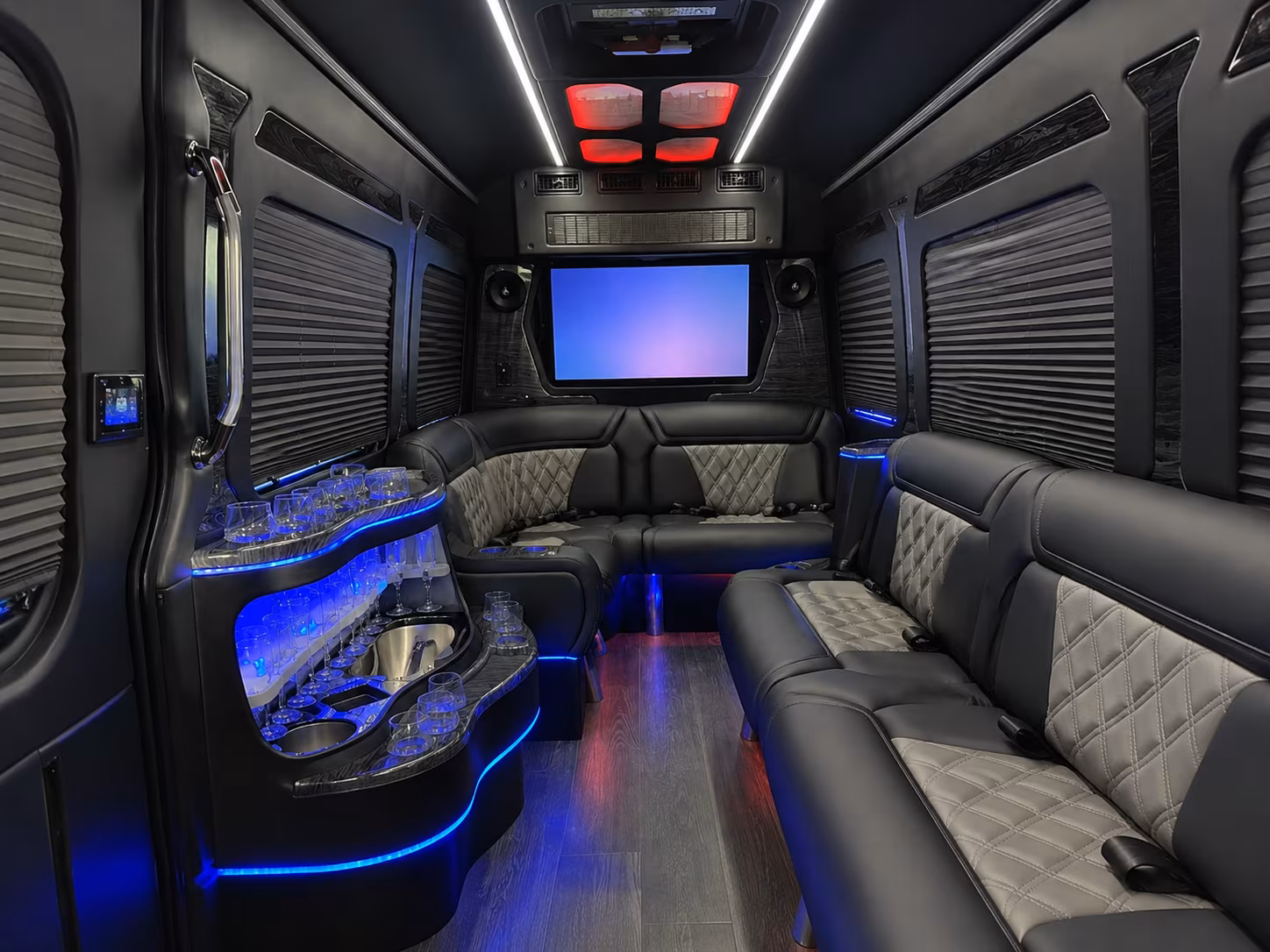 waco sprinter limousine interior